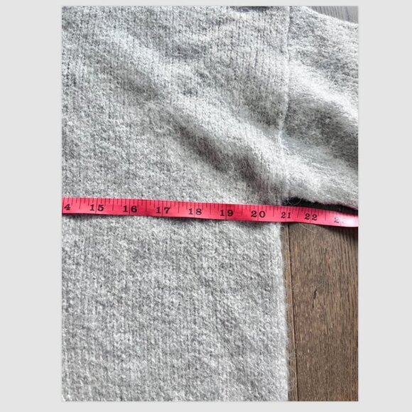 Vero Moda New Vmberko Rollneck Sweater Size S Light Gray Cozy Cottagecore - Picture 6 of 7